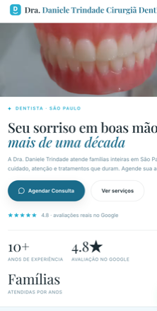 Real SitePrima website example